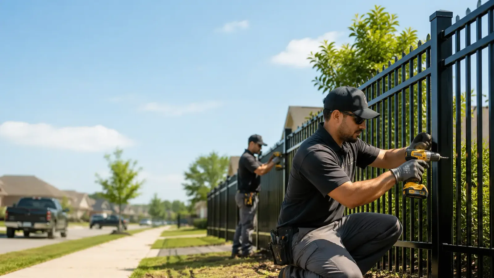 Metal Fence Installation in Auburn, NE